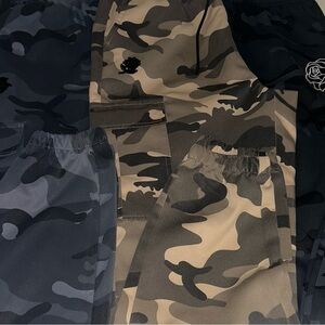 Foreign Rose Joggers - Neutral Beige & Olive